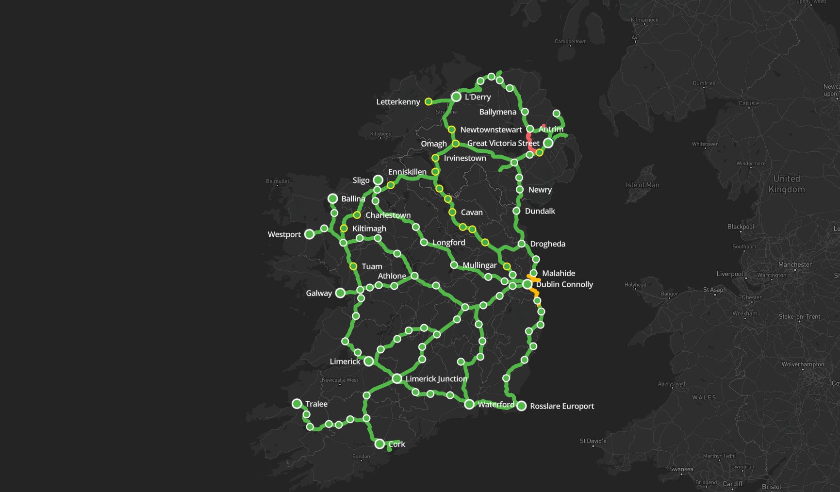 ireland train trip planner